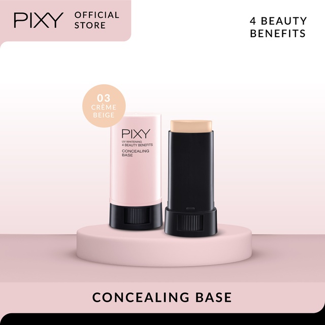 Pixy UV Whitening 4 Beauty Benefits Concealing Base SPF35 PA+++ 03 Creme Beige Pixy UV Whitening 4 Beauty Benefits Concealing Base SPF35 PA+++ 03 Creme Beige