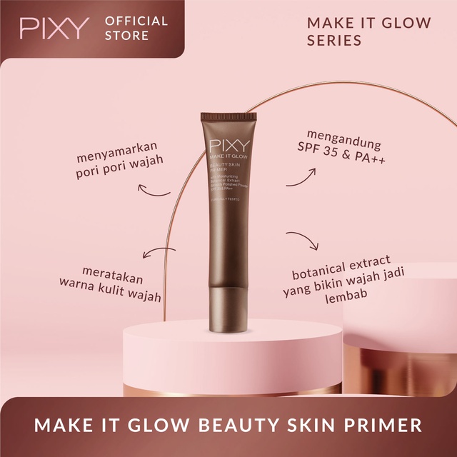 Pixy Make It Glow Beauty Skin Primer SPF35 PA++ 101 Beige