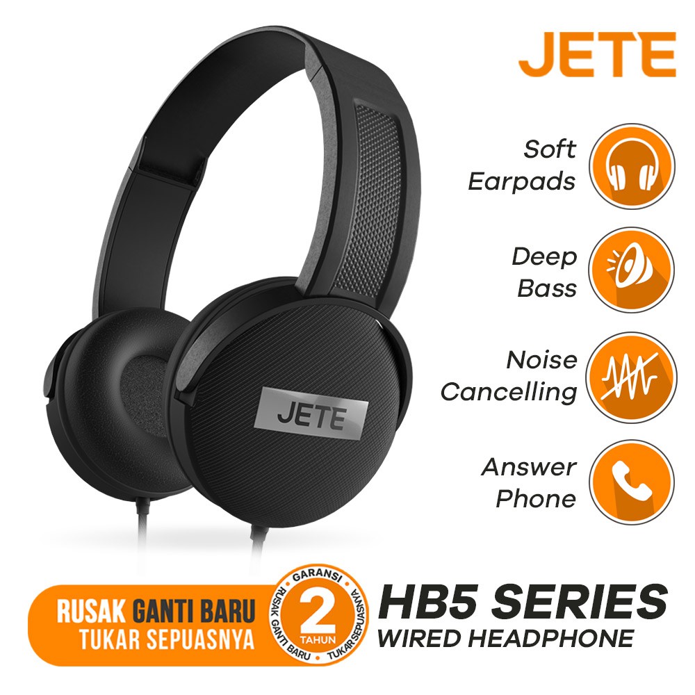 JETE Headphone Cable HB5 with Noise Cancelling *