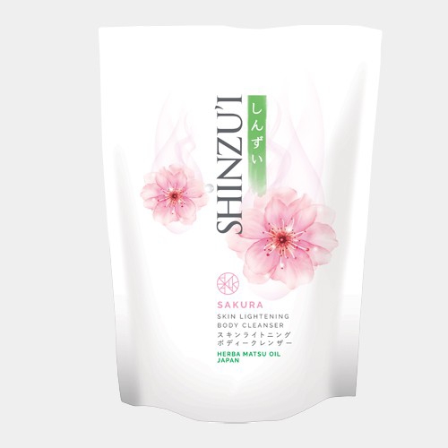 Shinzui Sabun Cair REFILL 180ml Sakura (Body Cleanser)