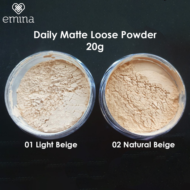 Emina Daily Matte Loose Powder 20gr 02 Natural Beige