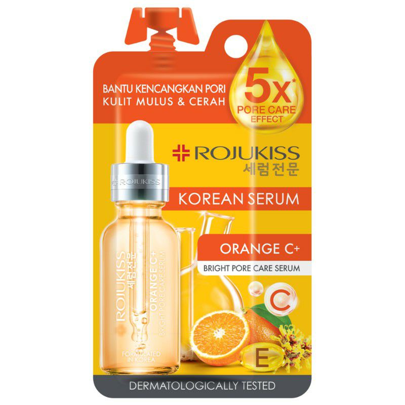 Rojukiss Korean Serum 8ml - Orange C+ Bright Pore Care Serum Rojukiss Korean Serum 8ml - Orange C+ Bright Pore Care Serum