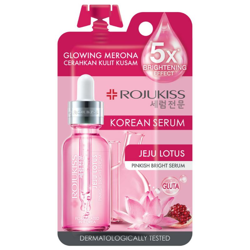 Rojukiss Korean Serum 8ml - Jeju Lotus Pinkish Bright Serum