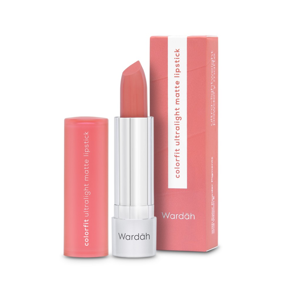 Wardah Colorfit Ultralight Matte Lipstick 02 Summer Peach Wardah Colorfit Ultralight Matte Lipstick 02 Summer Peach
