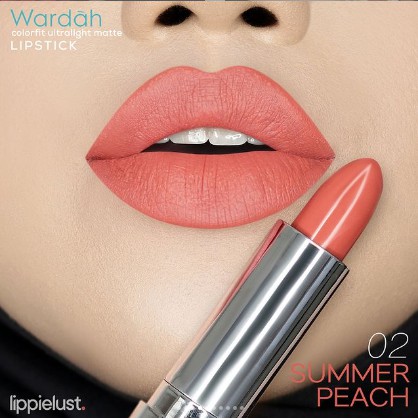Wardah Colorfit Ultralight Matte Lipstick 02 Summer Peach Wardah Colorfit Ultralight Matte Lipstick 02 Summer Peach