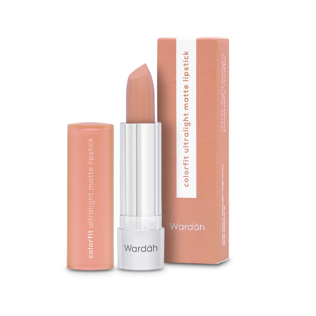 Wardah Colorfit Ultralight Matte Lipstick 03 Caramel Nude Wardah Colorfit Ultralight Matte Lipstick 03 Caramel Nude