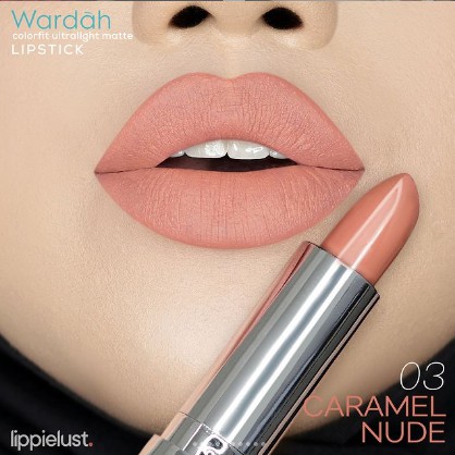 Wardah Colorfit Ultralight Matte Lipstick 03 Caramel Nude Wardah Colorfit Ultralight Matte Lipstick 03 Caramel Nude