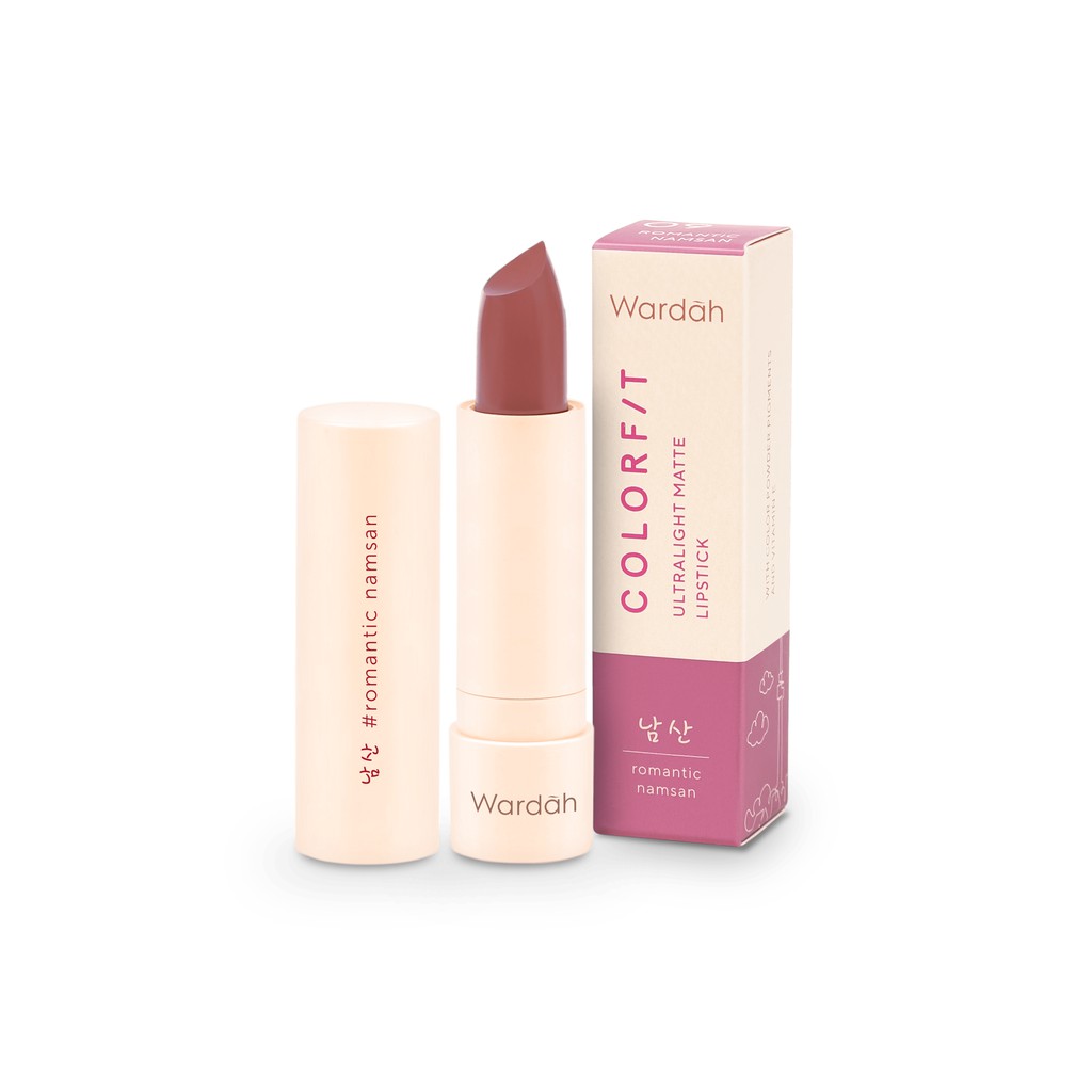 Wardah Colorfit Ultralight Matte Lipstick 09 Romantic Namsan Wardah Colorfit Ultralight Matte Lipstick 09 Romantic Namsan