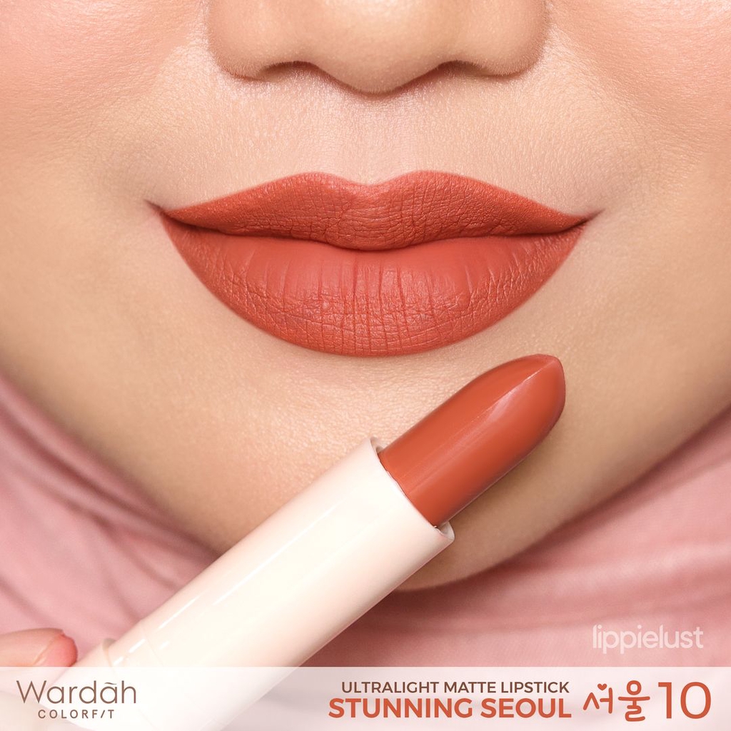 Wardah Colorfit Ultralight Matte Lipstick 10 Stunning Seoul Wardah Colorfit Ultralight Matte Lipstick 10 Stunning Seoul