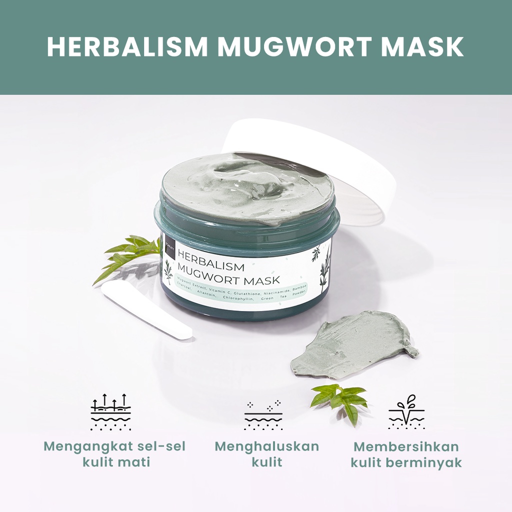 SCARLETT Herbalism Mugwort Mask 100gr