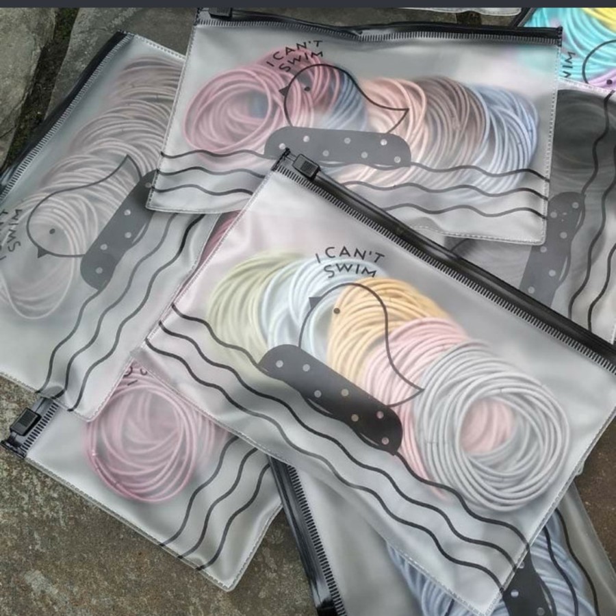 (Isi 100) Kuncir Karet Ikat Rambut Korean Style + Pouch (Isi 100) Kuncir Karet Ikat Rambut Korean Style + Pouch