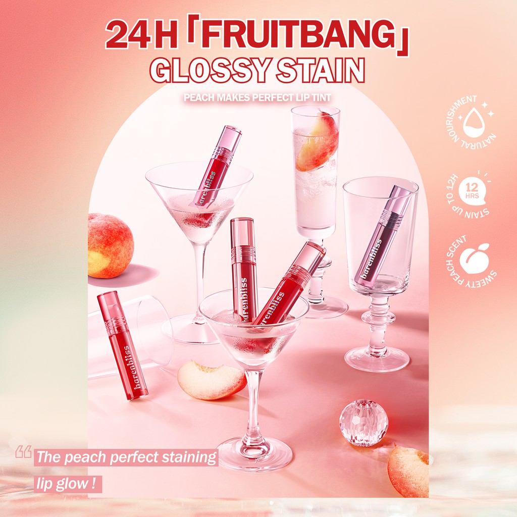 BNB Barenbliss Peach Makes Perfect Lip Tint - 02 Pretty Please