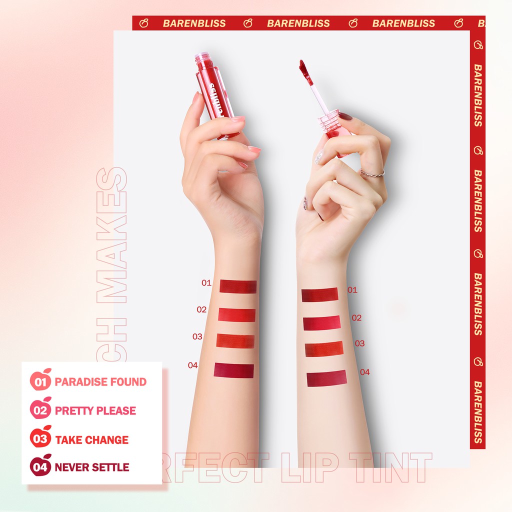 BNB Barenbliss Peach Makes Perfect Lip Tint - 02 Pretty Please