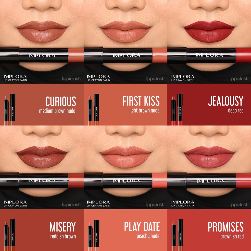Implora Lip Crayon Satin 02 First Kiss Implora Lip Crayon Satin 02 First Kiss