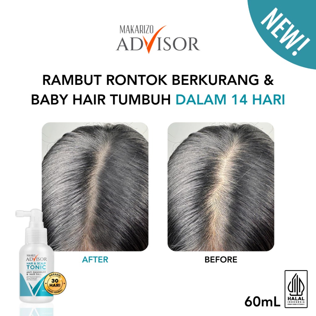 Makarizo Advisor Hair Repair Anti-Hair Fall Defense Hair & Scalp Tonic 60ml