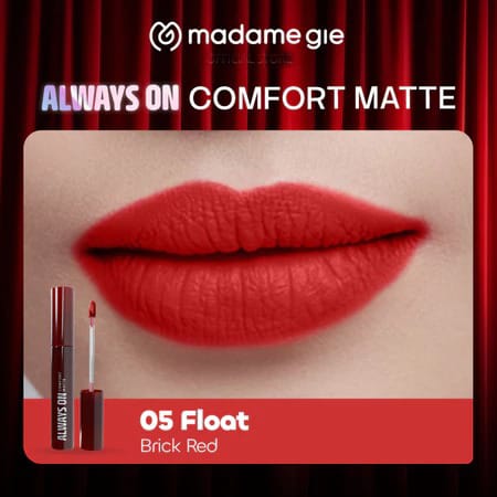 Madame Gie Always On Comfort Matte Lip Cream 2.2gr - 05 Float Madame Gie Always On Comfort Matte Lip Cream 2.2gr - 05 Float