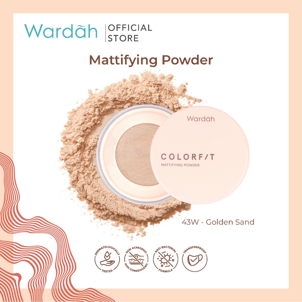 Wardah Colorfit Mattifying Powder 43W Golden Sand (Bedak Tabur) Wardah Colorfit Mattifying Powder 43W Golden Sand (Bedak Tabur)