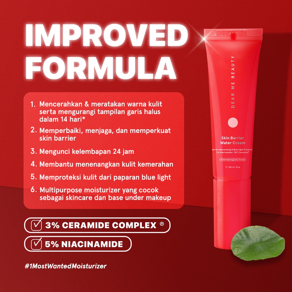 Dear Me Beauty Skin Barrier Water Cream 30gr