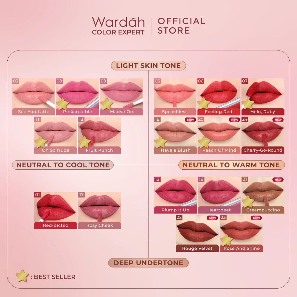 Wardah Exclusive Matte Lip Cream 4gr - 30 Amberella