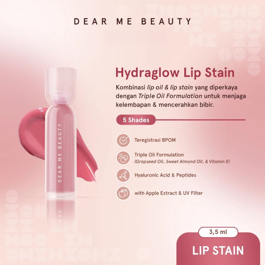 Dear Me Beauty Hydraglow Lip Stain 3.5ml - Dear Sabrina
