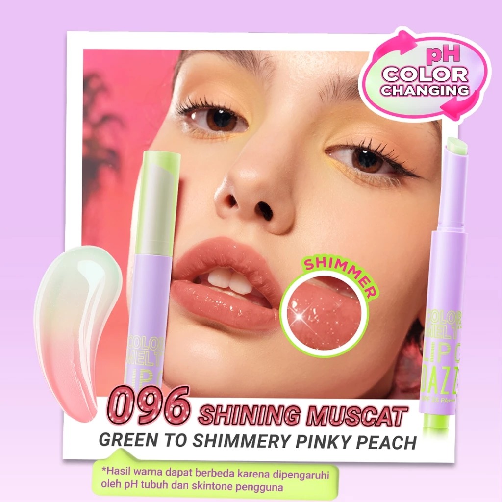 Dazzle Me Color Chrome Melt To Dew Lip Click 2gr - 096 Shining Muscat *