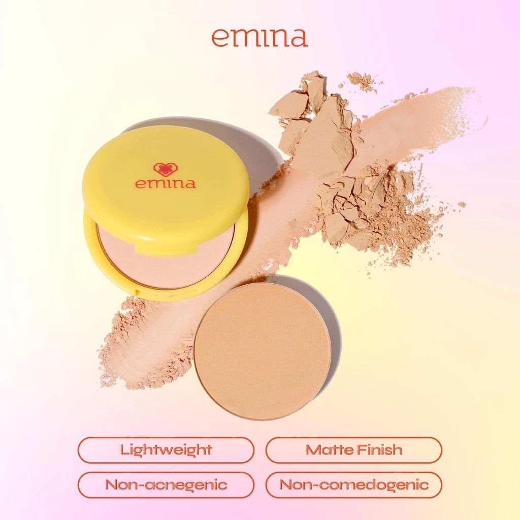 Emina Daily Matte Compact Powder 11gr - 02 Natural