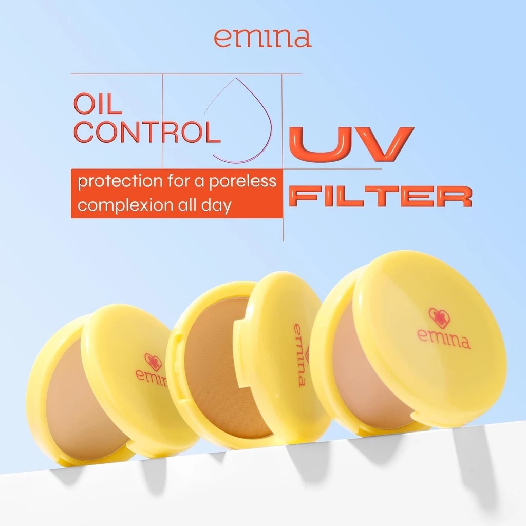 Emina Daily Matte Compact Powder 11gr - 02 Natural