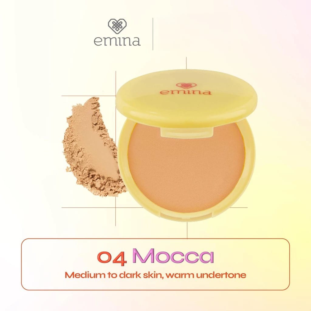 Emina Daily Matte Compact Powder 11gr - 04 Mocca