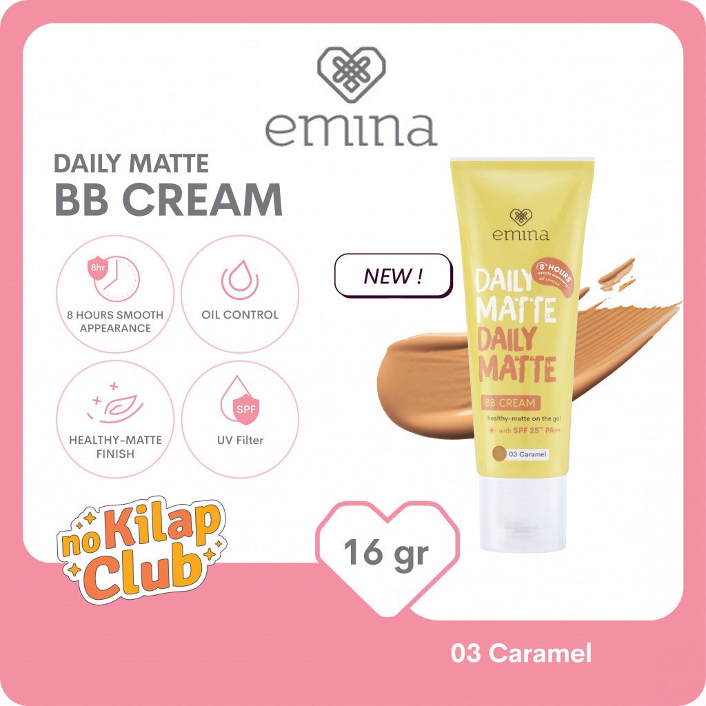 Emina Daily Matte BB Cream 16gr - 03 Caramel