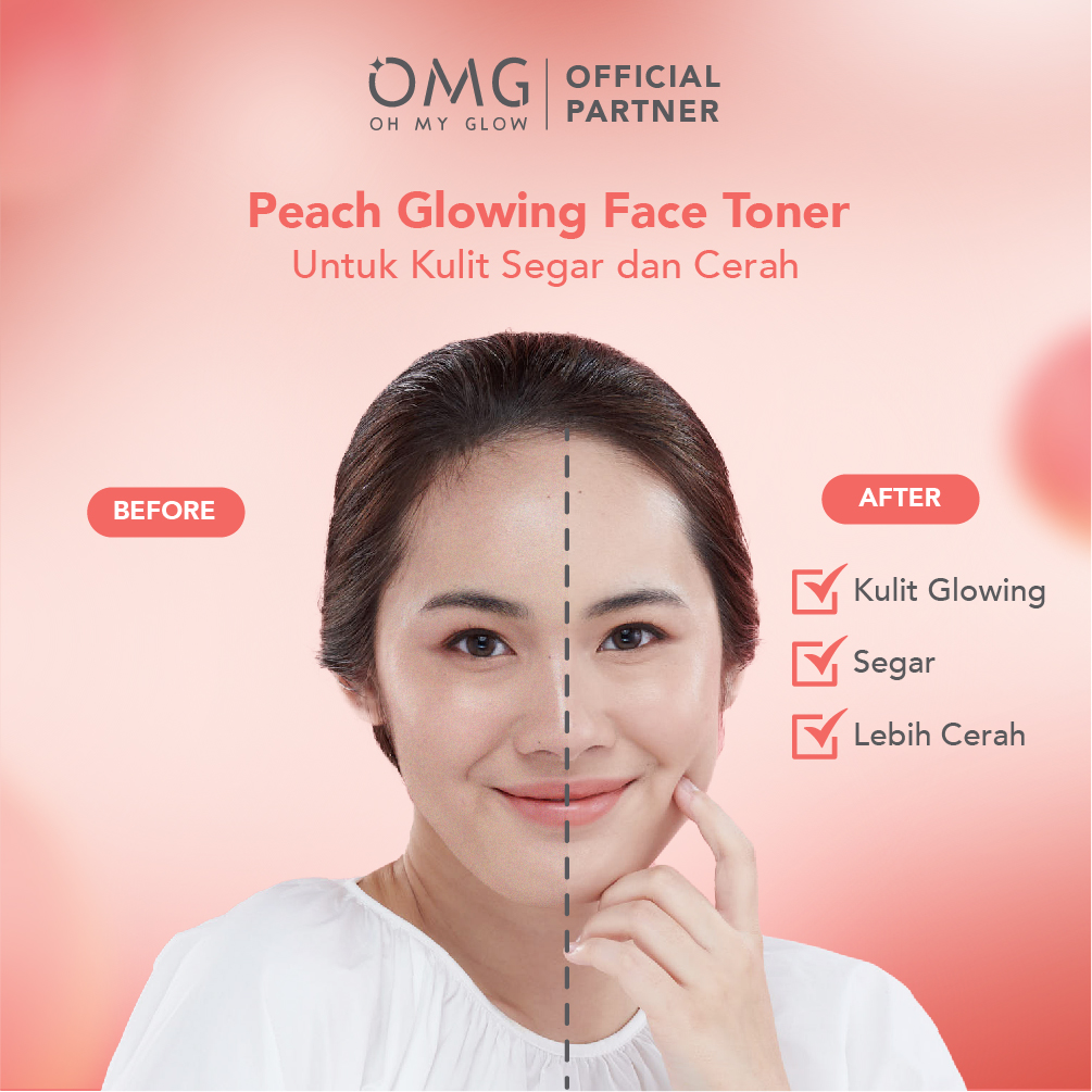 Oh My Glow Peach Glowing Toner 100ml (OMG)