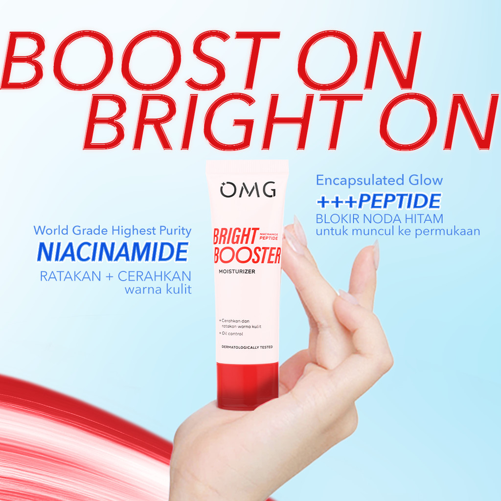Oh My Glow Bright Booster Niacinamide Peptide Moisturizer 25gr (OMG)