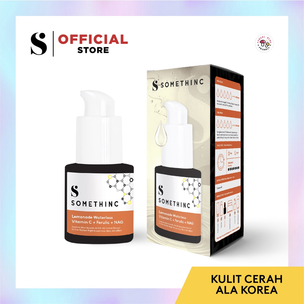 Somethinc Lemonade Waterless Vitamin C + Ferulic + NAG 20ml Somethinc Lemonade Waterless Vitamin C + Ferulic + NAG 20ml