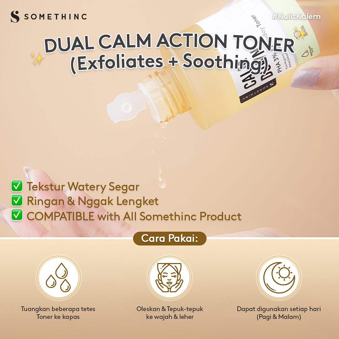 Somethinc Calm Down! PHA 3% Everyday Toner 40ml