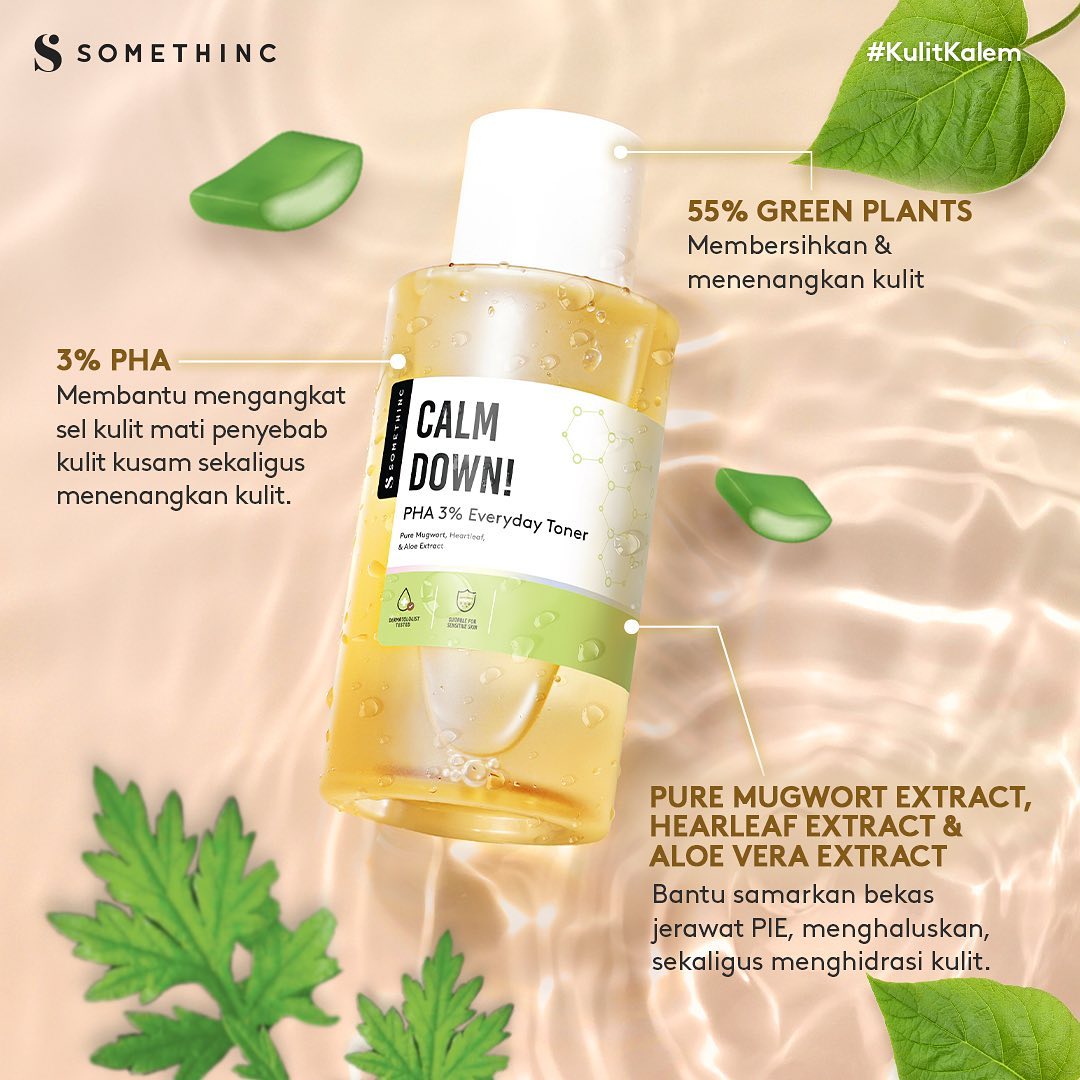 Somethinc Calm Down! PHA 3% Everyday Toner 40ml