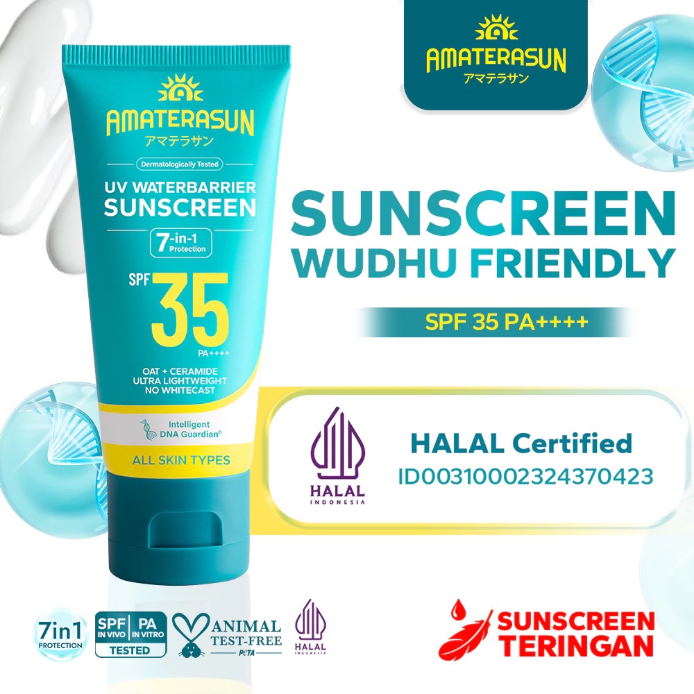 Amaterasun UV Waterbarrier Sunscreen SPF35 PA++++ 40gr Amaterasun UV Waterbarrier Sunscreen SPF35 PA++++ 40gr