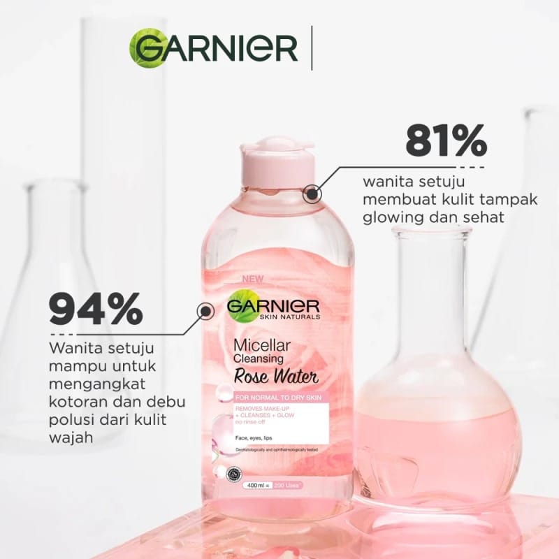 Garnier Micellar Cleansing Water - Rose Water 125ml