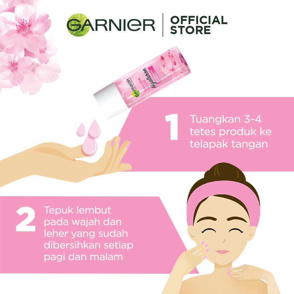 Garnier Sakura Glow Hyaluron Water Glow Essence 100ml