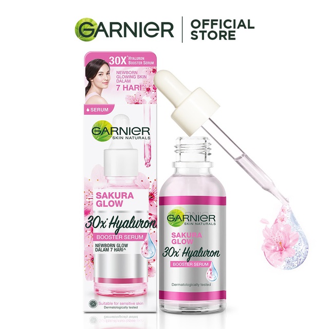 Garnier Sakura Glow Hyaluron Booster Serum 30ml