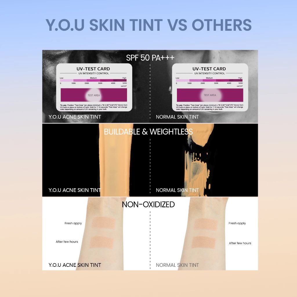 YOU Cloud Touch 3% Niacinamide BRIGHTENING Skin Tint SPF50 PA+++ 20ml - W708 Creme Beige