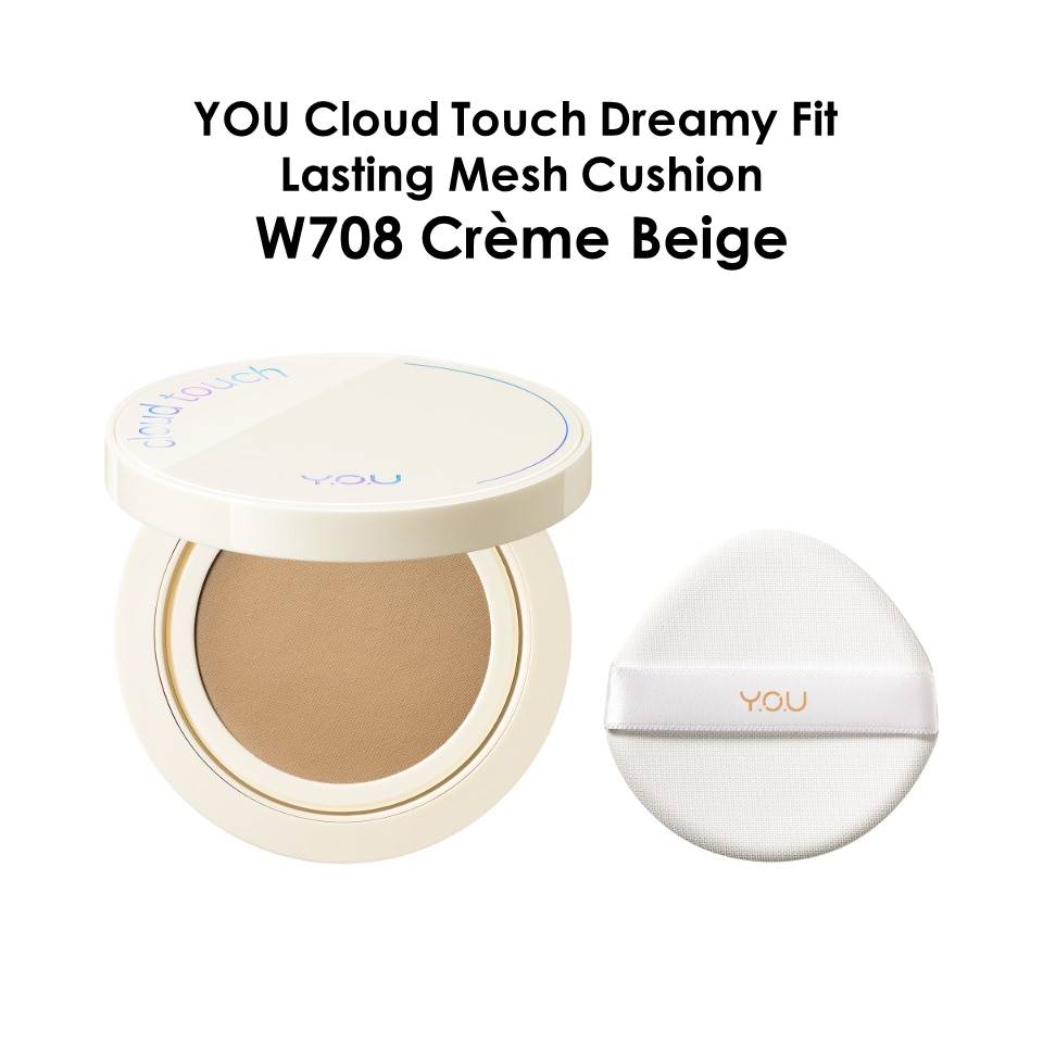 YOU Cloud Touch Dreamy-Fit Lasting Mesh Cushion SPF 30 PA+++ - W708 Creme Beige