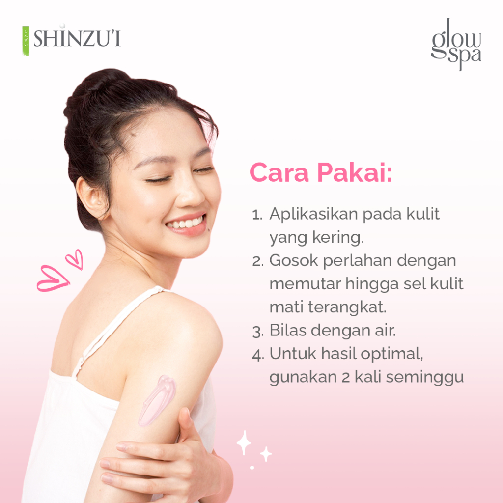 Shinzui Glow Spa Exfoliating Gel + AHA Collagen 130ml - Ichigo