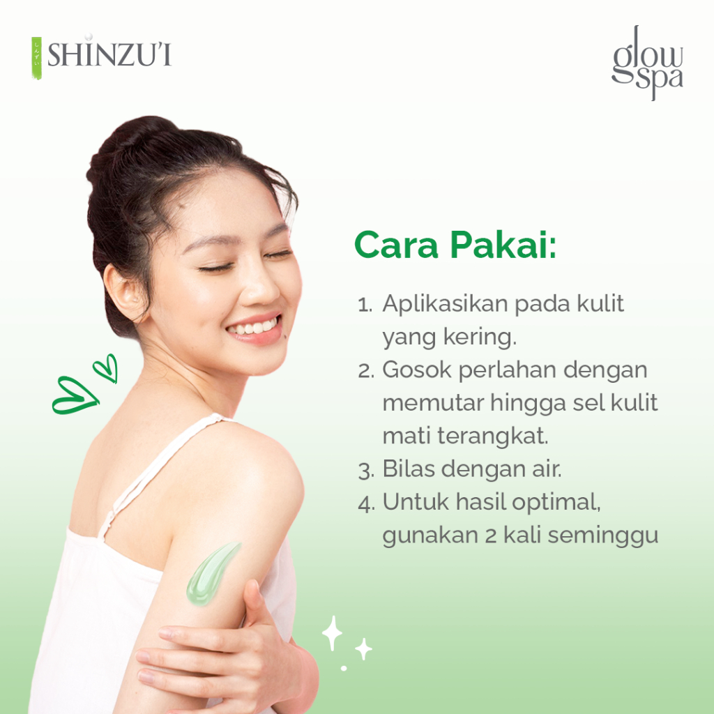 Shinzui Glow Spa Exfoliating Gel + AHA Collagen 130ml - Cica