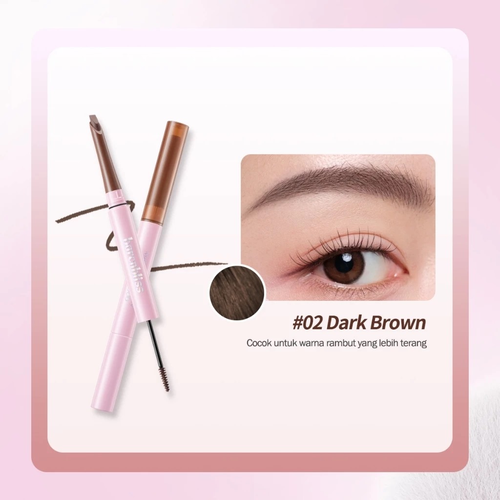 BNB Barenbliss Make Me Plushy Eyebrow Duo 2in1 - 02 Dark Brown BNB Barenbliss Make Me Plushy Eyebrow Duo 2in1 - 02 Dark Brown
