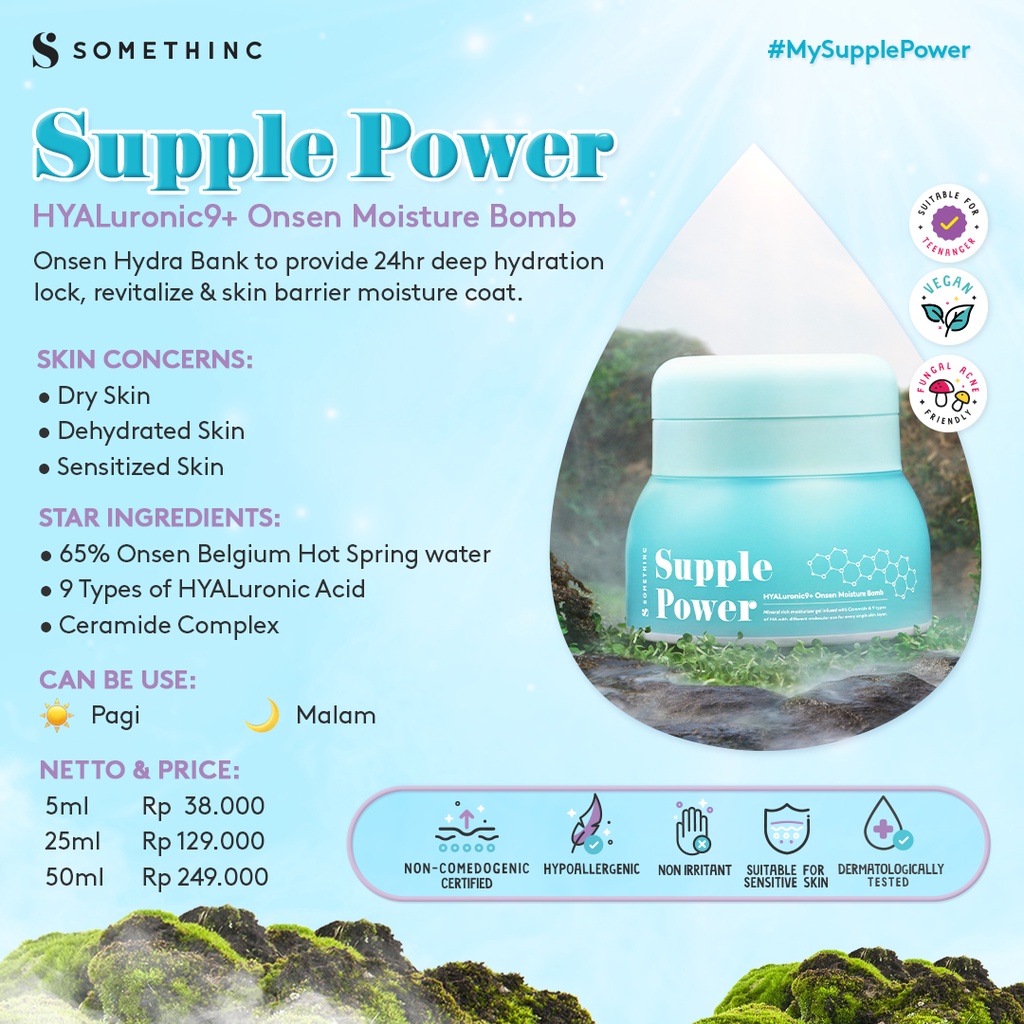 Somethinc Supple Power Hyaluronic9+ Onsen Moisture Bomb 50ml *
