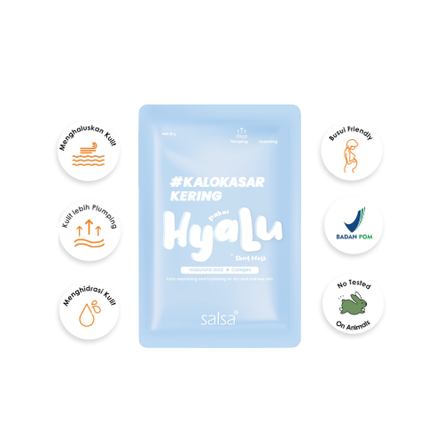 SALSA Hyalu Sheet Mask #KaloKasar Kering