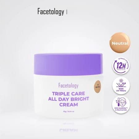 Facetology Triple Care All Day Bright Cream 10gr - Neutral