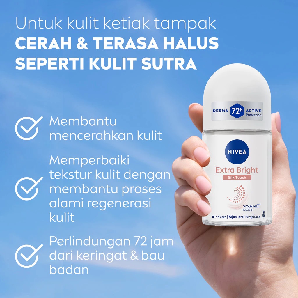 Nivea Deodorant Roll On 50ml - Silk Touch Nivea Deodorant Roll On 50ml - Silk Touch
