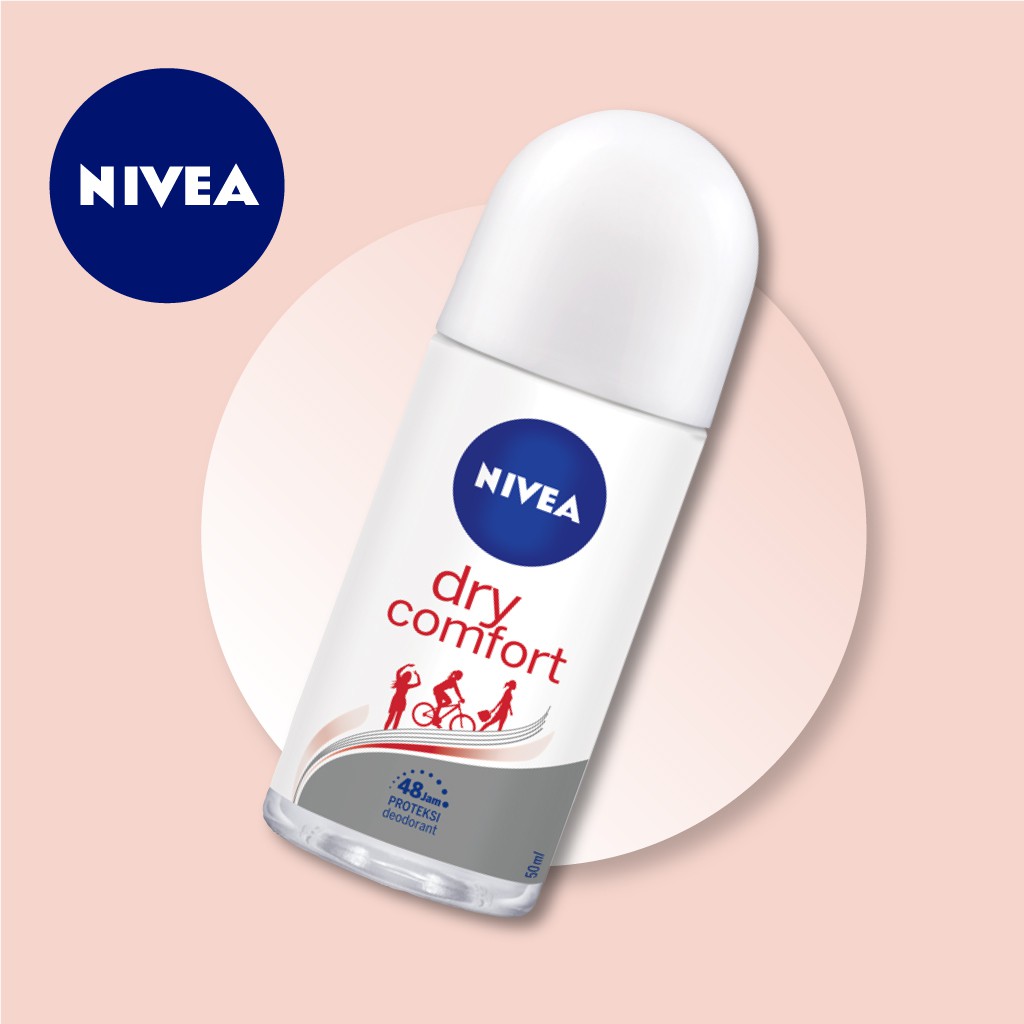 Nivea Deodorant Roll On 50ml - Dry Comfort Nivea Deodorant Roll On 50ml - Dry Comfort