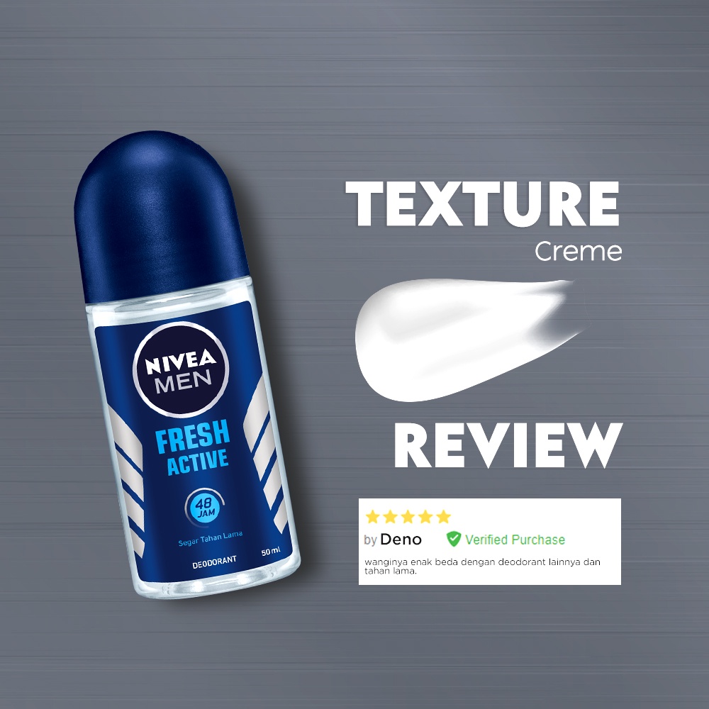 Nivea MEN Deodorant Roll On 50ml - Fresh Active Nivea MEN Deodorant Roll On 50ml - Fresh Active