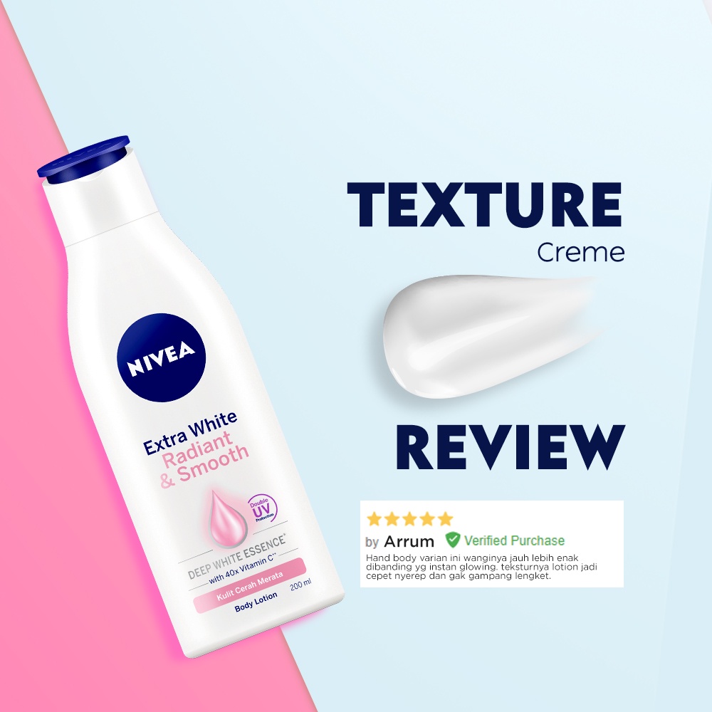 Nivea Body Lotion Extra White 200ml - Radiant Smooth